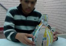 Los chicos de la casa de reposo realizando actividades y manualidades Los chicos de la casa de reposo realizando actividades y manualidades