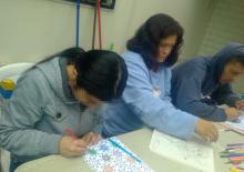 Los chicos de la casa de Reposo pusieron todo su talento pintando, pintado, dibujado Los chicos de la casa de Reposo pusieron todo su talento pintando, pintado, dibujado