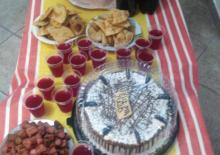 Celebramos el cumpleaños de nuestro querido interno, torta y golosinas 